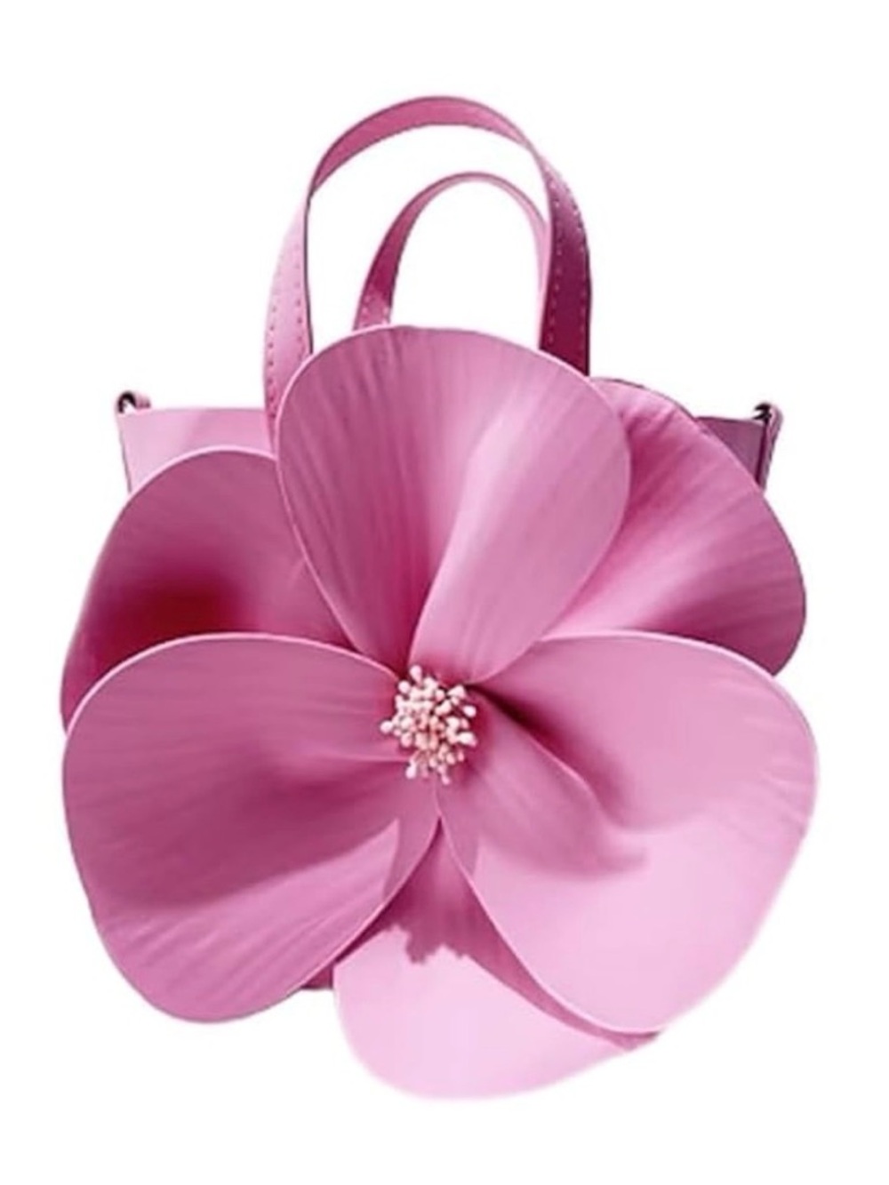 NEW Pink Floral Mini Flower Evening Purse Clutch Statement Handbag